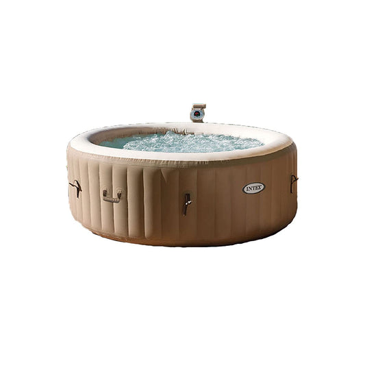 Intex PureSpa Bubble Massage Whirlpool aufblasbar 4 Personen 196 cm Outdoor Heizung