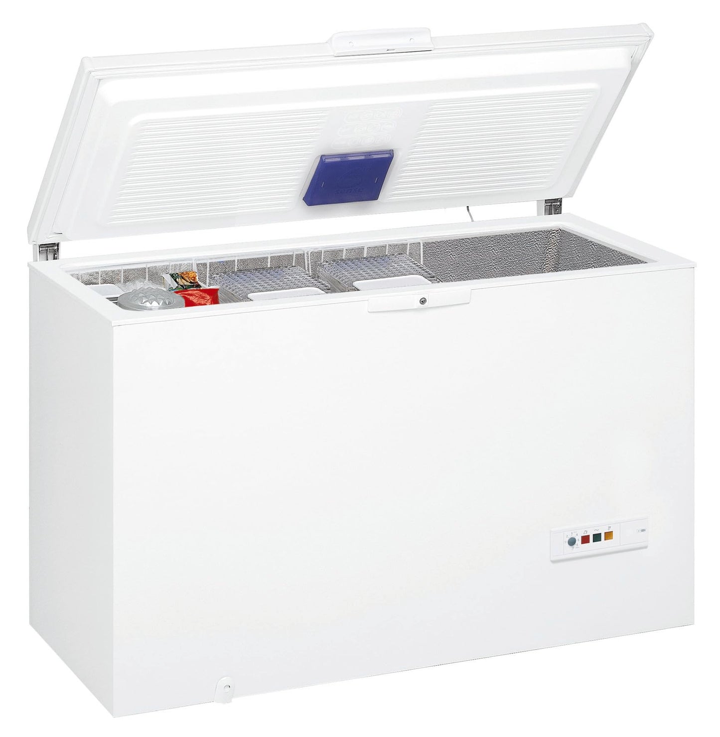 Whirlpool WHM39112 Gefriertruhe 394L A++ SuperFreeze Innenbeleuchtung Door Balance leise 42dB